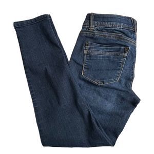 Democracy Ab Technology Womens Dark Wash Mid Rise Stretch Skinny Jeans 4‎